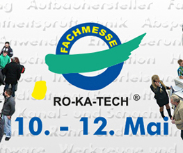 Mini Rohrkamera MiniFlex und RoKatech Fachmesse 10-12 Mai im Kassel